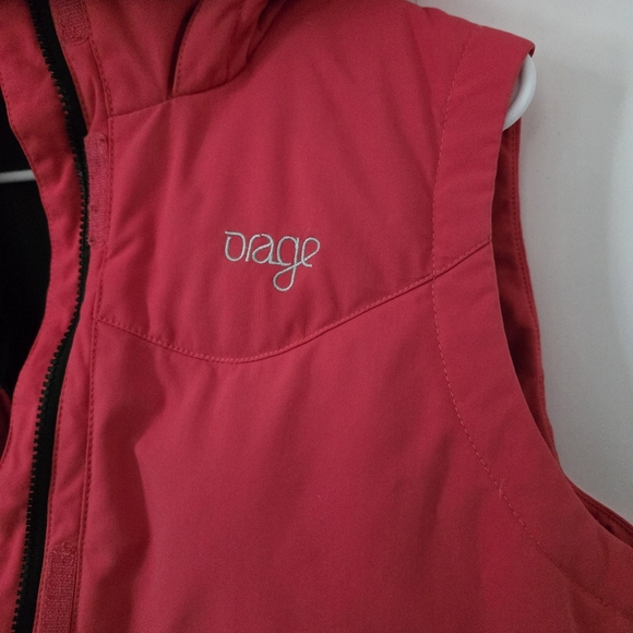 Orage Snowboarding Ski Hooded Vest Waterproof Coral Winter Sports Medium - Picture 11 of 11